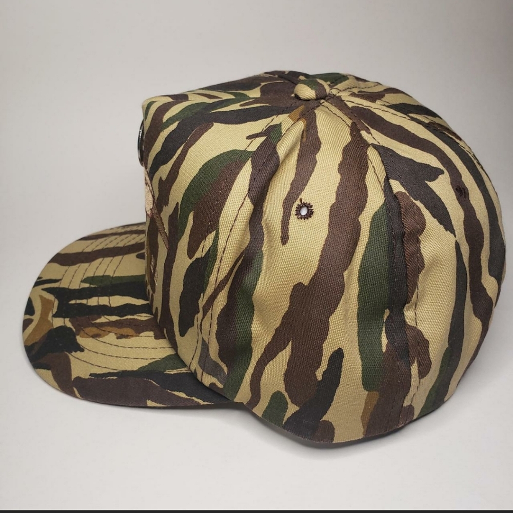 Vintage Rare Ducks Unlimited Committee Camo Snapback Cap/Hat with 1994 badge pin - Picture 7 of 8